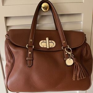 Gloria Ortiz Brown/Camel Leather Handbag